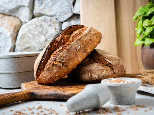 Keimlingsbrot mit Sauerteig
