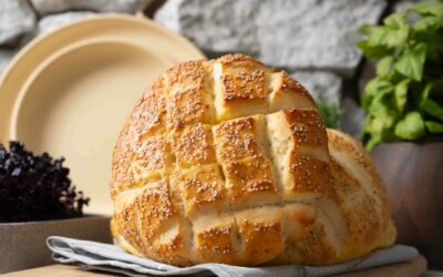 Frisches und fluffiges Fladenbrot