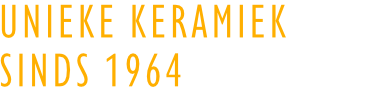 Unieke keramiek sinds 1964