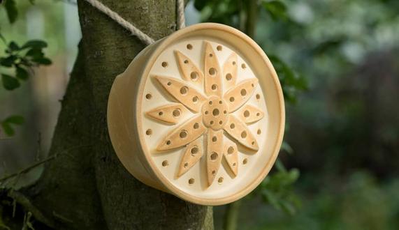 Flower Wild Bee House