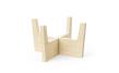 Holzständer für Hundenapf M & L 2er-Set
