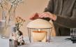 Indoor Waxburner CeraNatur® with Thermal Cover natural