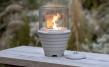 Outdoor Waxburner Granicium® with Glass Hood