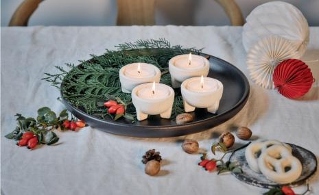 Advents-Set mit Keltenschale & Fruchtfliegenfallen