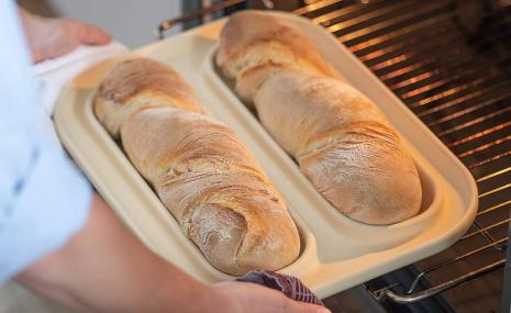 Baguettebäcker - Die patentierte Backplatte