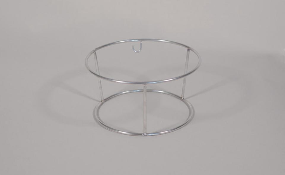 Futterhaus Edelstahlzwischenständer klein