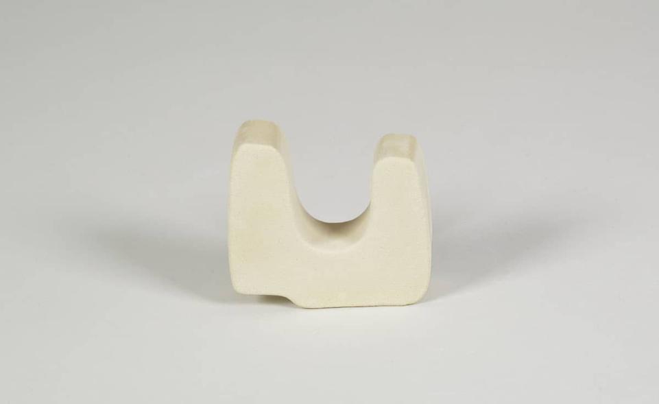 Ceramic pan holder for Brazier