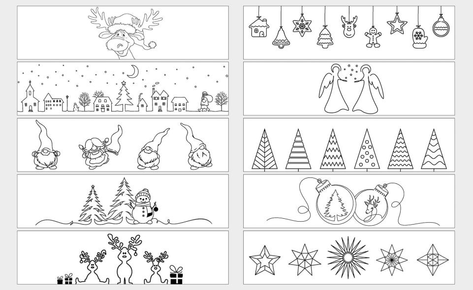 Christmas stencil Outdoor Waxburner