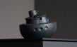 Steamer humidifier, anthracite