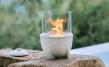 Lichtglas-Aufsatz für Schmelzfeuer Outdoor Albicium