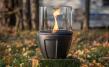 Camping Waxburner CeraLava® with Lid & Glass Hood