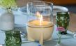 Indoor Waxburner CeraNatur with Glass Hood