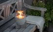 Outdoor Waxburner L Granicium® with Glass Hood