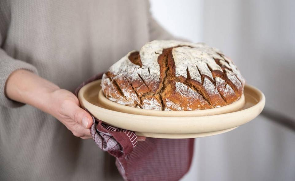 Backplatte Bread & Cake für Brot und Kuchen  Brotbacken für Hobbyköche !!! 