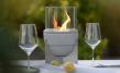 Outdoor Waxburner L Granicium® with Glass Hood