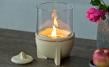 Indoor Waxburner CeraNatur with Glass Hood