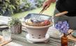Set Bratfeuer - Tischgrill mit Untersatz