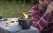 Camping Waxburner CeraLava with Lid
