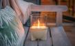 Indoor Waxburner CeraNatur with Glass Hood