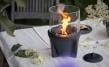 Schmelzfeuer Outdoor CeraLava mit Lichtglas-Aufsatz
